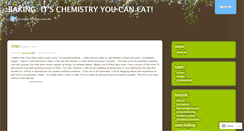Desktop Screenshot of chemistryyoucaneat.wordpress.com