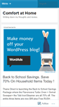 Mobile Screenshot of comfortathome.wordpress.com