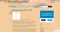 Desktop Screenshot of buchstabenperlen.wordpress.com