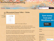 Tablet Screenshot of buchstabenperlen.wordpress.com