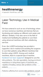 Mobile Screenshot of healthnenergy.wordpress.com
