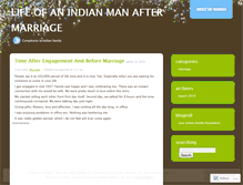 Tablet Screenshot of lifeaftermarriageindia.wordpress.com