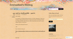 Desktop Screenshot of emmaatlast.wordpress.com