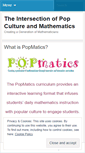 Mobile Screenshot of popmatics.wordpress.com