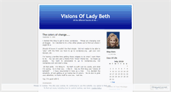 Desktop Screenshot of ladybeth.wordpress.com