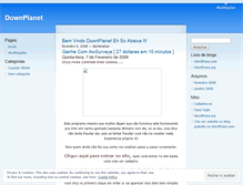 Tablet Screenshot of downplanet.wordpress.com