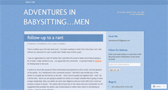 Desktop Screenshot of advinbabysittingmen.wordpress.com