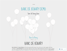 Tablet Screenshot of br.bancdebinarydemo.wordpress.com