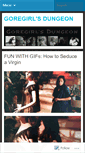 Mobile Screenshot of goregirl.wordpress.com