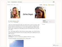 Tablet Screenshot of celinahagen.wordpress.com