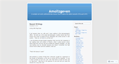 Desktop Screenshot of amolizgeven.wordpress.com