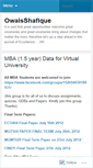 Mobile Screenshot of owaisshafique.wordpress.com