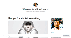 Desktop Screenshot of miftahworld.wordpress.com