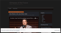 Desktop Screenshot of glimpsesofthefuture.wordpress.com