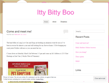 Tablet Screenshot of ittybittyboo.wordpress.com