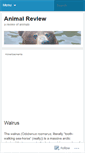Mobile Screenshot of animalreview.wordpress.com