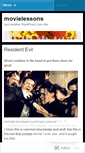 Mobile Screenshot of movielessons.wordpress.com