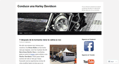 Desktop Screenshot of conduceunaharleydavidson.wordpress.com
