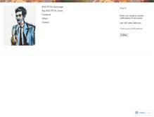 Tablet Screenshot of budpetal.wordpress.com