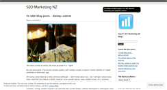 Desktop Screenshot of nzseomarketing.wordpress.com