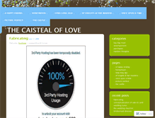 Tablet Screenshot of caistealoflove.wordpress.com