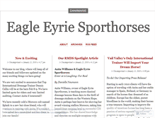 Tablet Screenshot of eagleeyrie.wordpress.com