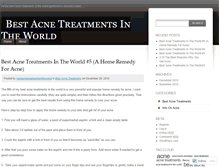 Tablet Screenshot of bestacnetreatmentsintheworld.wordpress.com