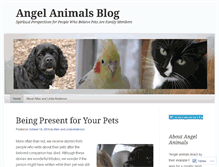 Tablet Screenshot of angelanimalsnetwork.wordpress.com