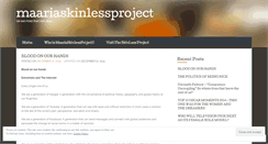 Desktop Screenshot of maariaskinlessproject.wordpress.com