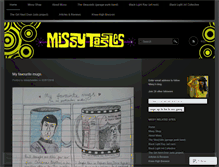 Tablet Screenshot of missytassles.wordpress.com