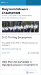 Mobile Screenshot of mdeencampment.wordpress.com