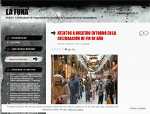 Tablet Screenshot of lafuna.wordpress.com