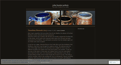 Desktop Screenshot of johnhunterpottery.wordpress.com