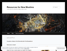 Tablet Screenshot of newtoislam.wordpress.com