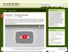 Tablet Screenshot of everybodydies.wordpress.com