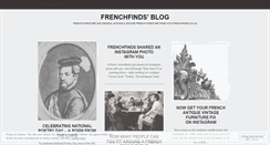 Desktop Screenshot of frenchfinds.wordpress.com