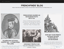 Tablet Screenshot of frenchfinds.wordpress.com