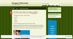 Desktop Screenshot of kangmeislimming.wordpress.com