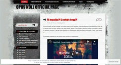 Desktop Screenshot of opuspunk.wordpress.com