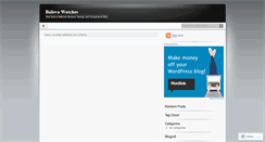 Desktop Screenshot of bulovawatchesreviews.wordpress.com