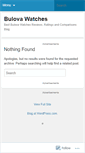 Mobile Screenshot of bulovawatchesreviews.wordpress.com