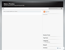 Tablet Screenshot of bulovawatchesreviews.wordpress.com