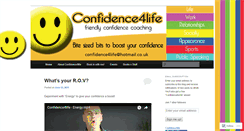 Desktop Screenshot of confidence4life.wordpress.com