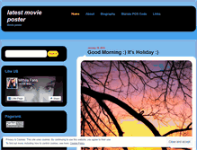 Tablet Screenshot of latestmovieposter.wordpress.com