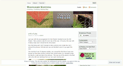 Desktop Screenshot of moonlightknitting.wordpress.com