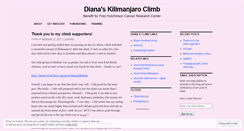 Desktop Screenshot of dianaskiliclimb.wordpress.com