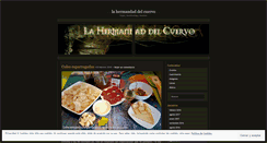 Desktop Screenshot of lahermandaddelcuervo.wordpress.com