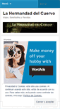 Mobile Screenshot of lahermandaddelcuervo.wordpress.com