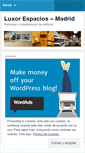 Mobile Screenshot of luxorespacios.wordpress.com