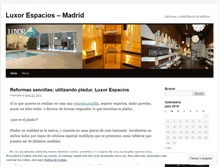 Tablet Screenshot of luxorespacios.wordpress.com